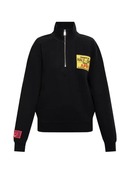 Hanorac cu fermoar Dsquared2 negru