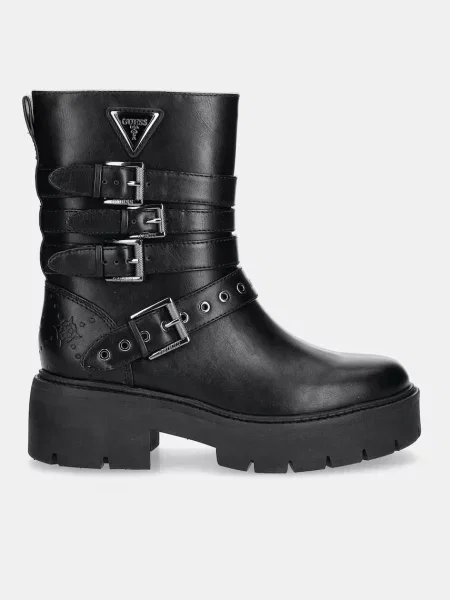 Škornji Guess črna