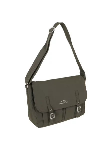 Torba crossbody A.p.c. zielona