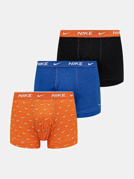 Nike bokserki multicolor pomarańczowe