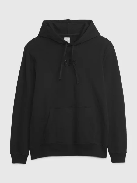 Hoodie Gap s kapuco z avtogramom črna