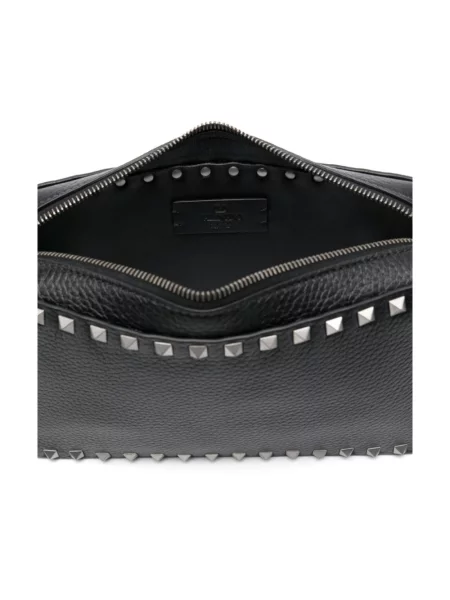 Torba crossbody Valentino Garavani skórzana czarna