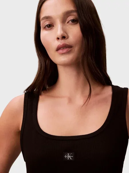 Дитяча джинсова сукня Calvin Klein Jeans чорна