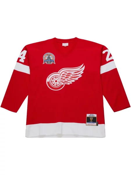 Cămașă Mitchell & Ness din jerseu roșu