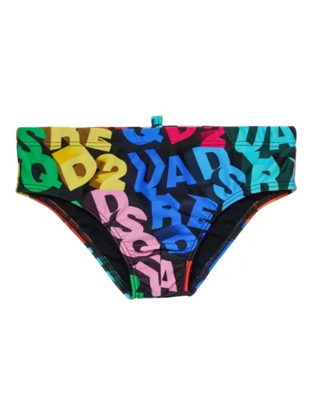 Kąpielówki dziecięce Dsquared2 czarne