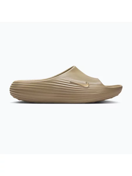 Мъжки чехли Nike ReactX khaki/khaki/khaki кафяво