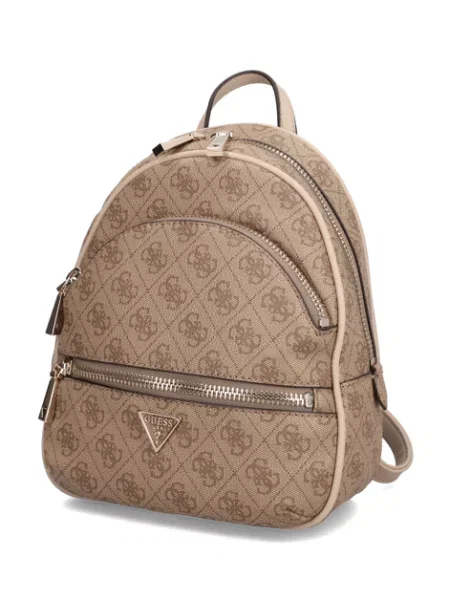GUESS Batoh Guess Sac à dos Latte Logo Manhattan' hnědá