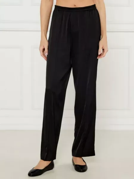 Marc O Polo De satin pantaloni | Relaxed fit negru