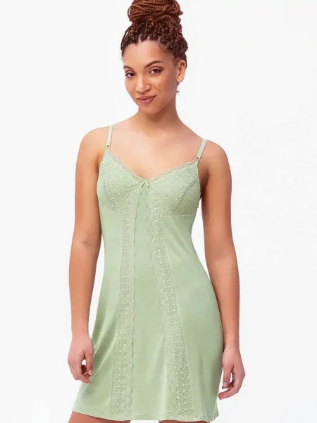 Короткая ночнушка зелена