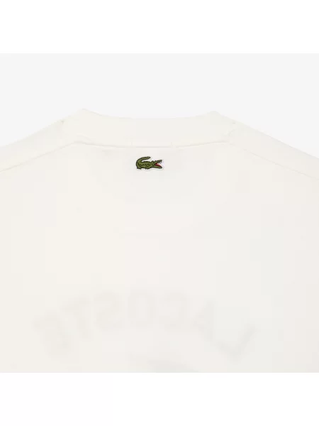 Lacoste T-Shirt Z Nadrukiem biała