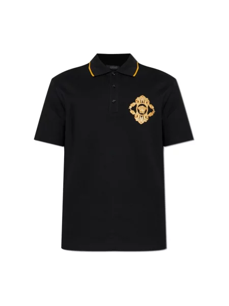 Koszulka polo Versace czarna