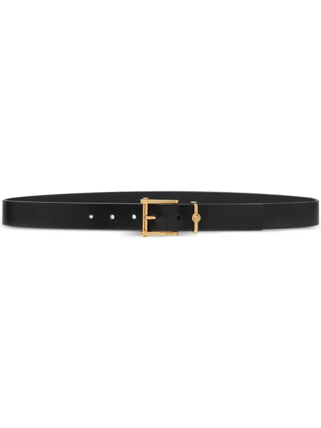 Curea Versace din piele negru