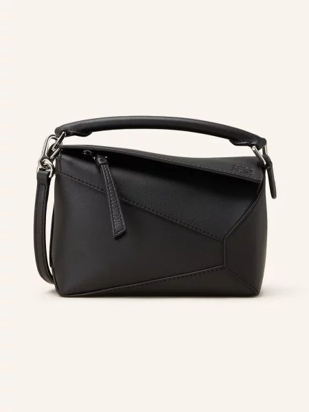 Loewe Kabelka Puzzle Edge Mini černá