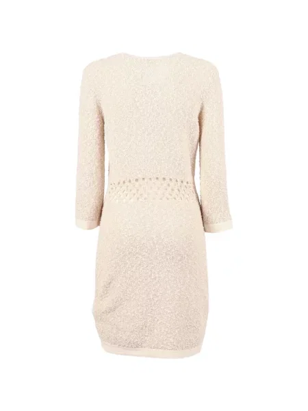 Rochie midi Elisabetta Franchi tricotate roz