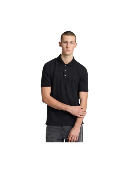 Koszulka polo Lyle & Scott czarna