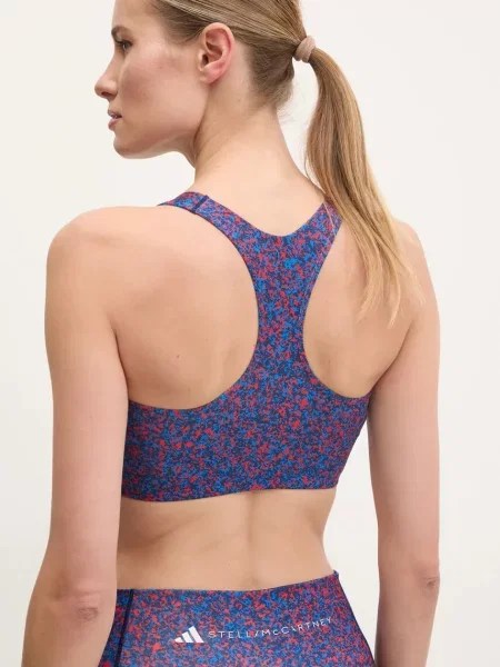 Sportovní podprsenka adidas by Stella McCartney TruePurpose tmavomodrá