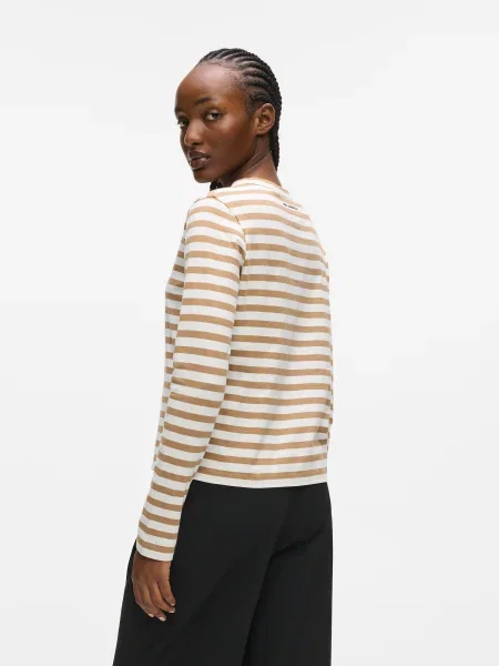 Karl Lagerfeld Majica IKON pesek / rdeča / črna bela