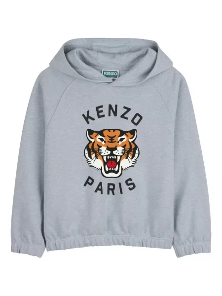 Bluza z kapturem dziecięca Kenzo szara