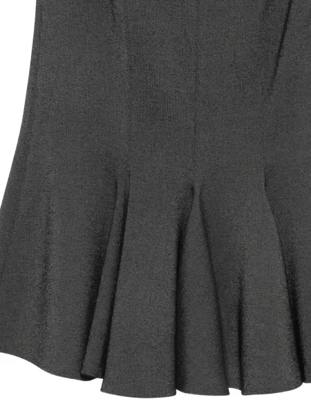 Fustă midi Alberta Ferretti gri