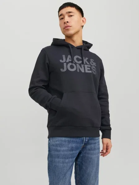 JACK & JONES Mikina čierna