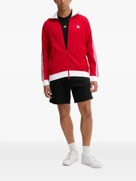 Csíkos tornaterem rövidnadrág Adidas nyomtatás kék