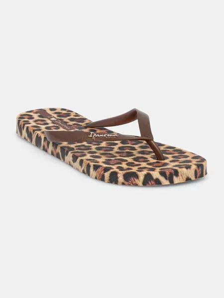 Ipanema japonke ANIMAL PRINT rjava