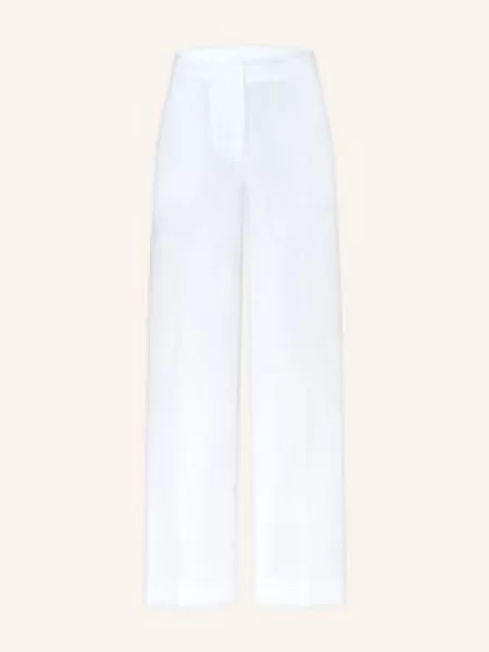 Hobbs Spodnie Z Lnu Alessia weiss białe