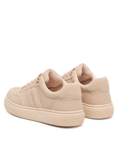 Sportcipők Tommy Hilfiger Low Cut Lace-Up Sneaker S Világos bézs