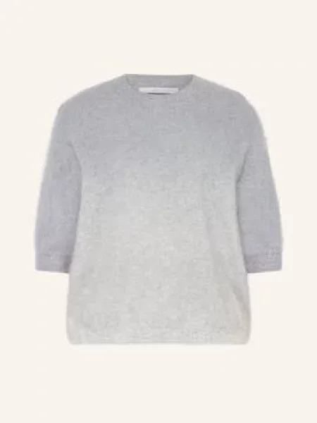Herzen's Angelegenheit Dzianinowa Koszulka Z Kaszmiru grau szara