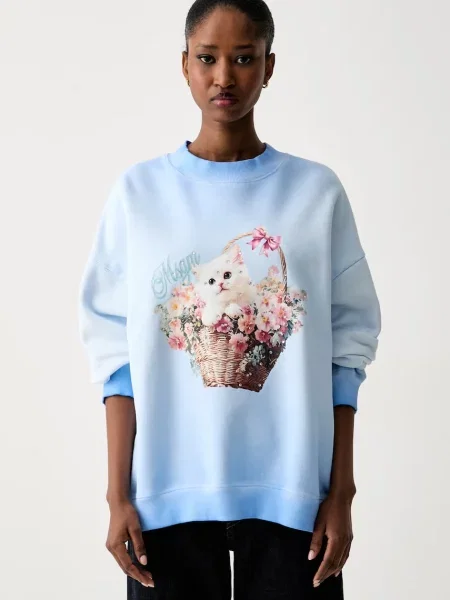MSGM mikina dámska modrá