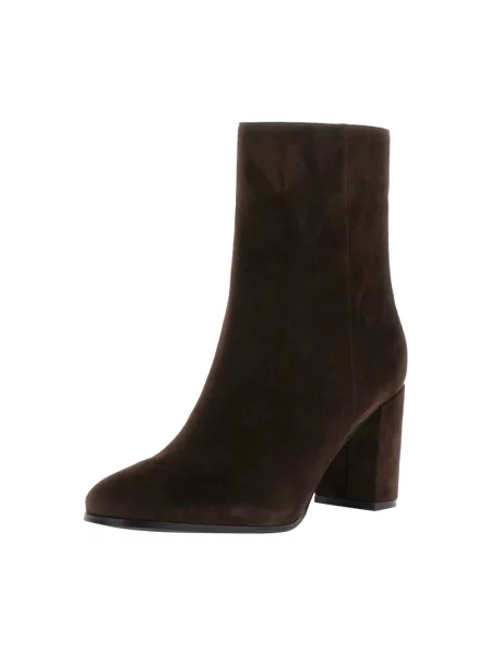 Buty do kostki Guess skórzane brązowe