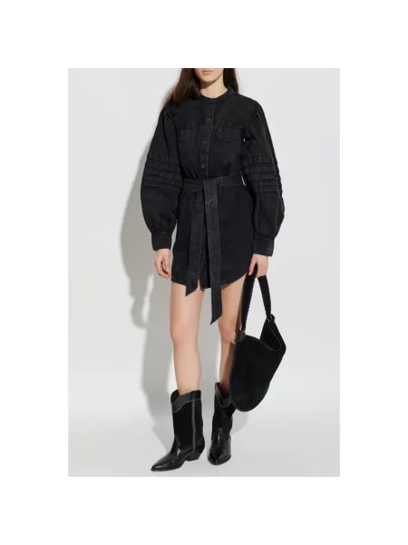 Sukienka jeansowa Marant Etoile czarna