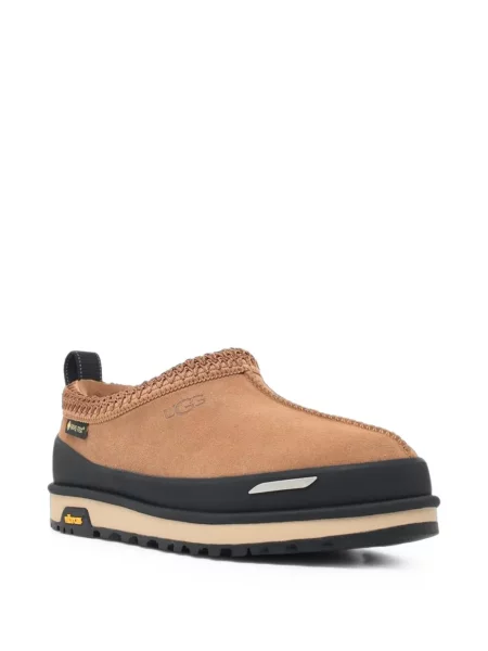 Papuci de casă Ugg din piele de căprioară maro
