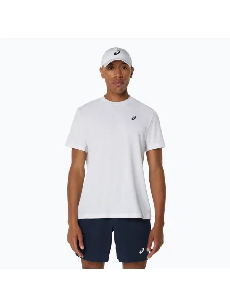 Tricou de tenis ASICS Court Top pentru bărbați strălucitor alb