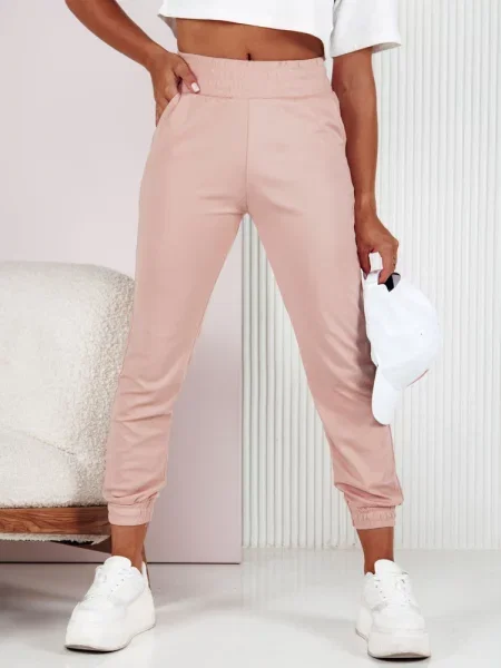 Spodnie dresowe FASHIONCORE Dstreet różowe
