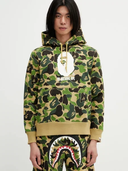 Dukserica A Bathing Ape ABC Camo zelena