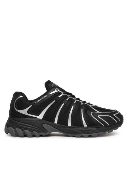 Tommy Jeans Сникърси Tjm Outdoor Runner Tech. черен