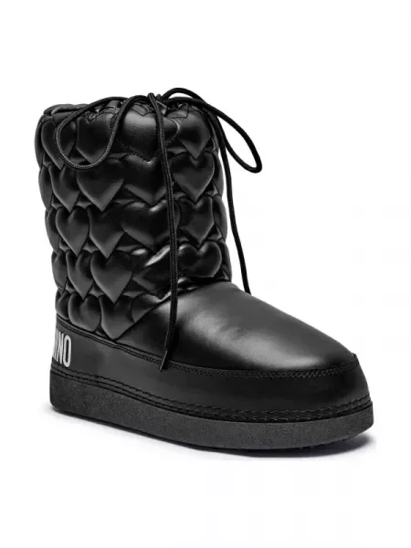 Love Moschino Căptușite bocanci negru
