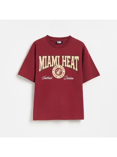 Reserved Miami Heat NBA póló gesztenyebarna