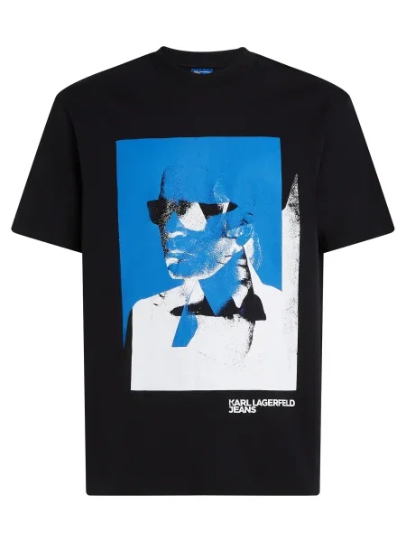 Karl Lagerfeld Jeans Tricou negru