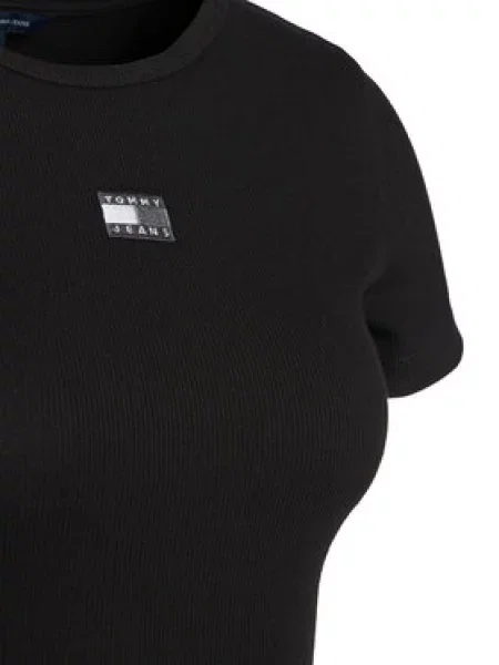 Tričko Tommy Jeans černé