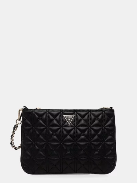 Guess klasična torbica iz umetnega usnja črna