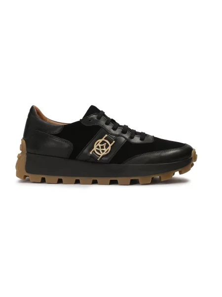 Sneakersy Kazar zamszowe czarne