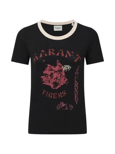 Tricou Isabel Marant cu imagine negru