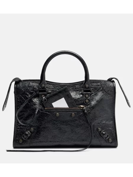 Geantă shopper Balenciaga din piele negru
