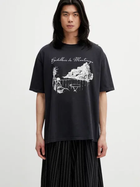 RHUDE Montenegro Morada tricou bărbătesc din
