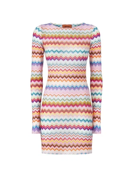 Rochie Missoni de costum alb