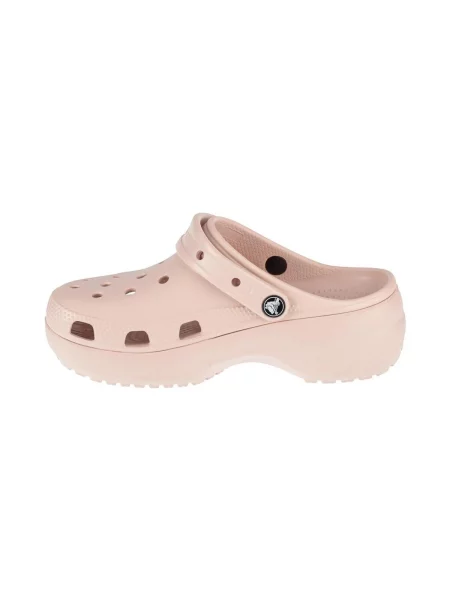 Platform talpú klasszikus papucs Crocs bézs