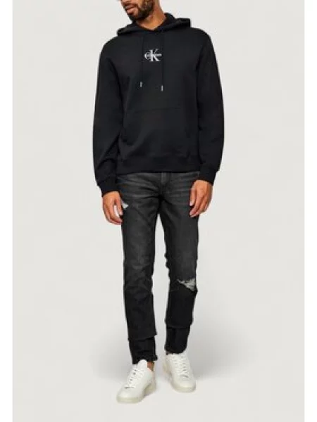 Mikina s kapucí Calvin Klein černá