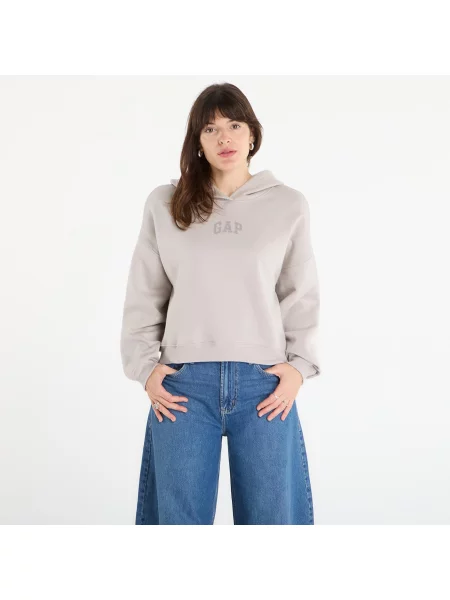 Φούτερ GAP V-Gap Mini Arch Pullover Hoodie Beige S μπεζ
